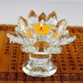 Wholesale Crystal Lotus flower Candle holder For Wedding or home decoration and gifts CH-20